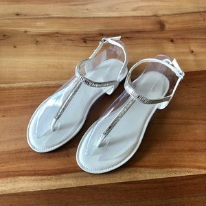 LeChateau Rhinestone Sandals NWT - Size 10